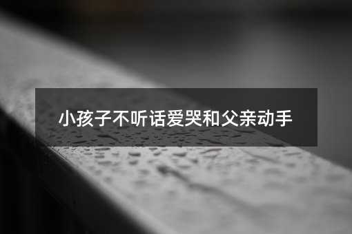 小孩子不聽話愛哭和父親動手