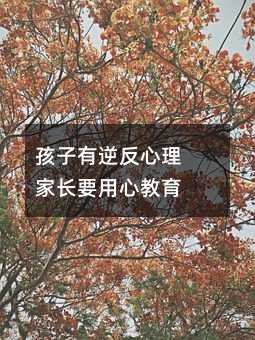 孩子有逆反心理 家長(zhǎng)要用心教育