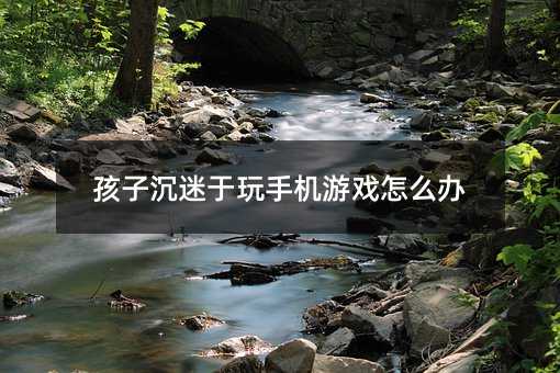 孩子沉迷于玩手機游戲怎么辦