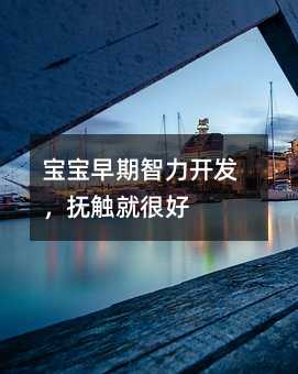 寶寶早期智力開發,撫觸就很好