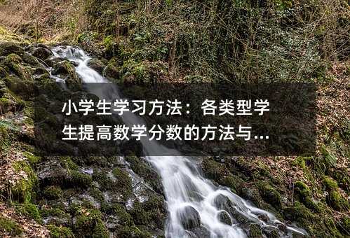 小學生學習方法:各類型學生提高數學分數的方法與建議