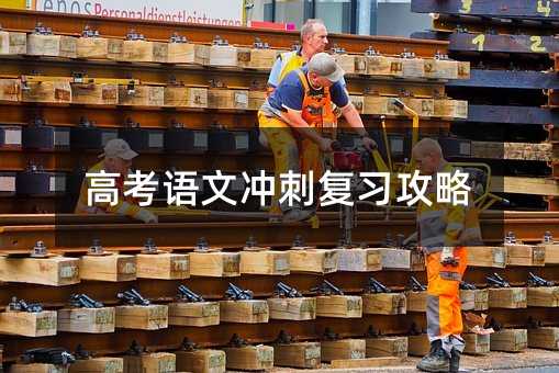 高考語文沖刺復習攻略