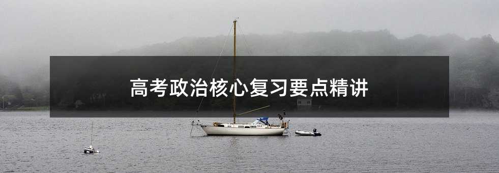 高考政治核心復習要點精講