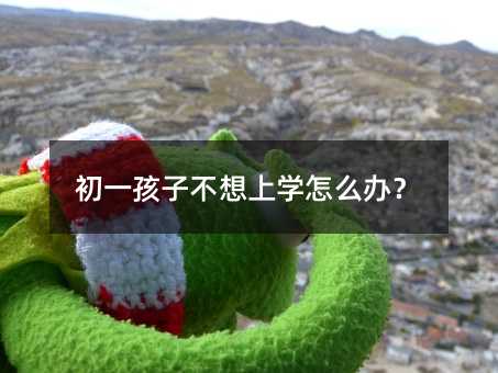 初一孩子不想上學怎么辦?
