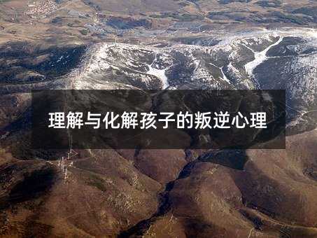 理解與化解孩子的叛逆心理