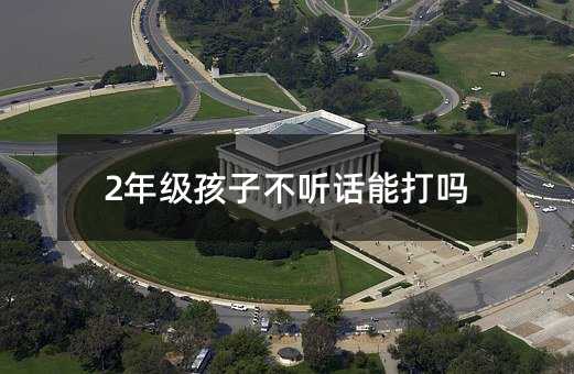 2年級孩子不聽話能打嗎