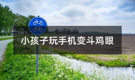 小孩子玩手機變斗雞眼