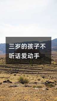 三歲的孩子不聽話愛動手