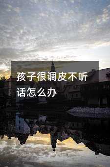 孩子很調皮不聽話怎么辦