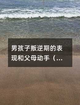 男孩子叛逆期的表現和父母動手(男孩叛逆期父親此時如何教育男孩)