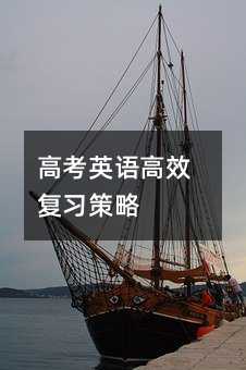 高考英語高效復習策略