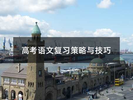 高考語文復習策略與技巧