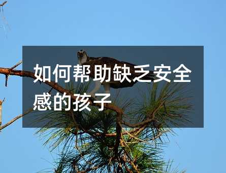 如何幫助缺乏安全感的孩子