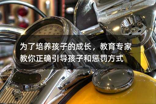 為了培養孩子的成長,教育專家教你正確引導孩子和懲罰方式