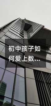 初中孩子如何愛上數學,如何幫助初中學生培養對數學的興趣和熱愛?