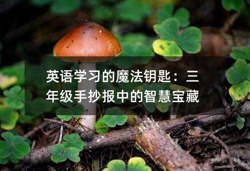 英語學(xué)習(xí)的魔法鑰匙:三年級手抄報(bào)中的智慧寶藏
