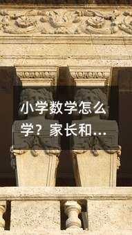 小學數學怎么學?家長和孩子都該懂的幾個實操技巧