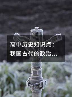 高中歷史知識點:我國古代的政治制度