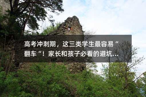 高考沖刺期,這三類學生最容易“翻車“!家長和孩子必看的避坑指南