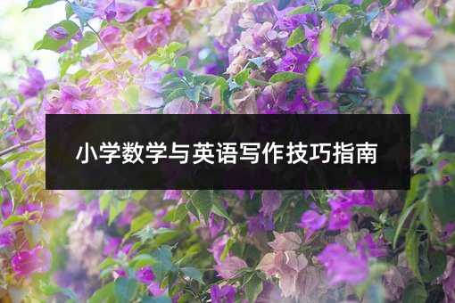 小學數(shù)學與英語寫作技巧指南
