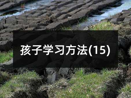孩子學習方法(15)