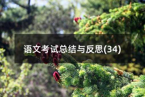 �Z(y��)�Ŀ�ԇ���Y(ji��)�c��˼(34)